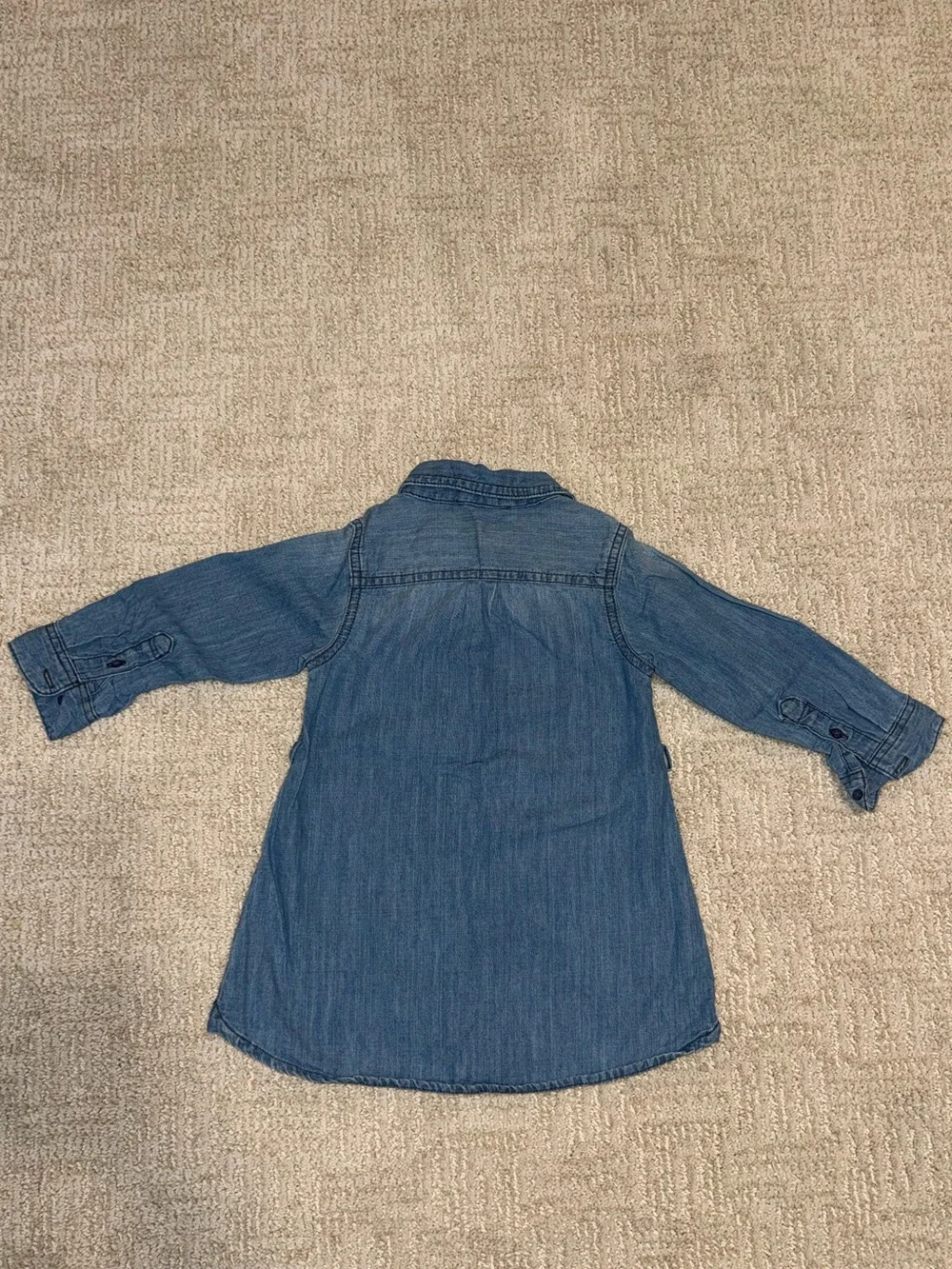 Oshkosh B’gosh Girls Denim Tunic w/ Heart Pocket (2T)